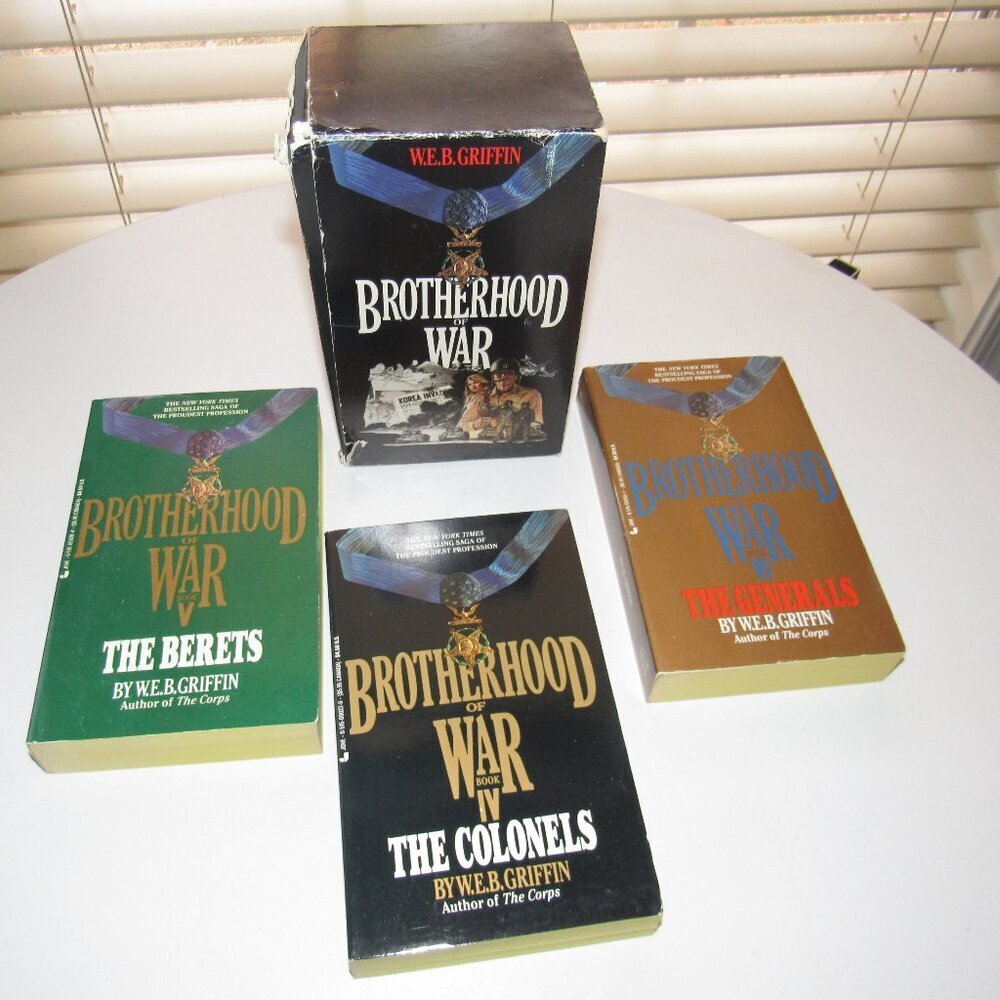W.E.B. Griffin “Brotherhood of War” 3 Book Box Set (Colonels, Berets, Generals)